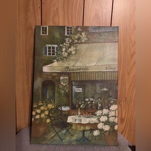 Charming French Bistro Canvas Art